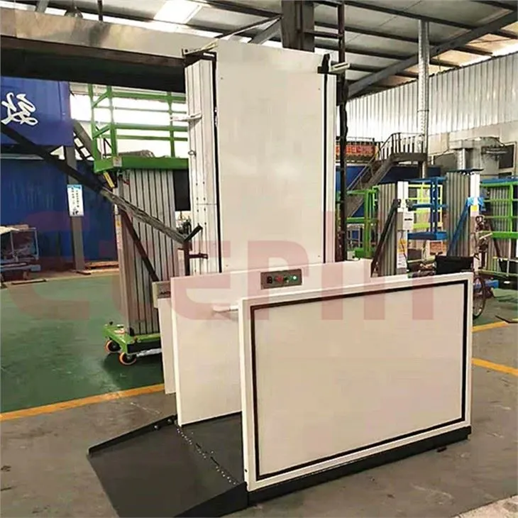 Домашен асансьор за инвалидни колички