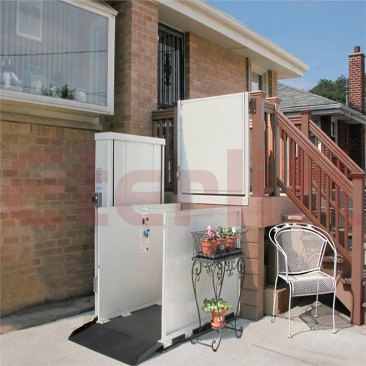 Външен електрически асансьор за инвалидни колички