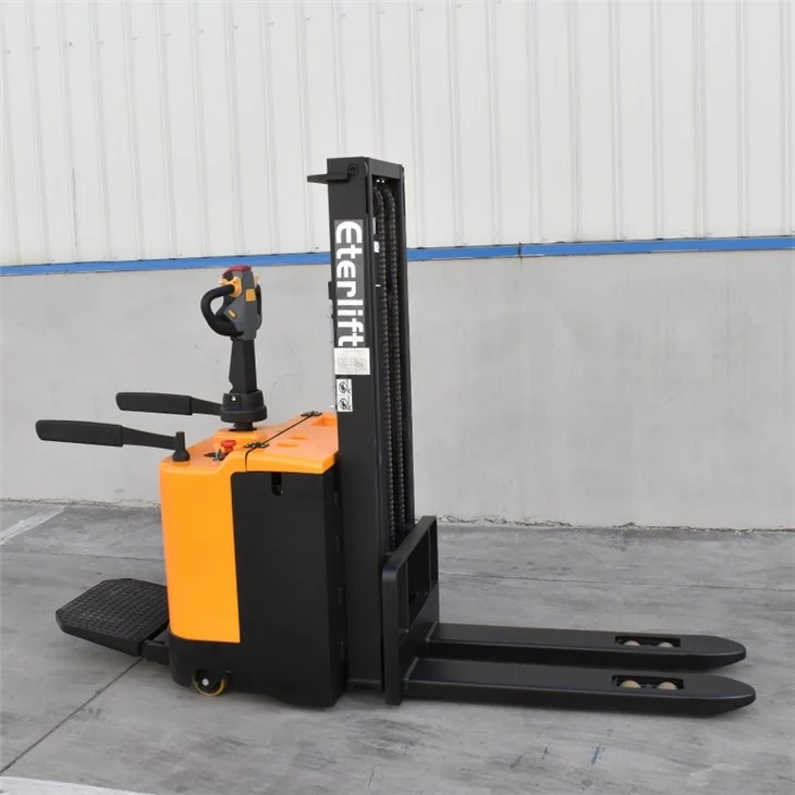 Stand On Full Electric Stacker