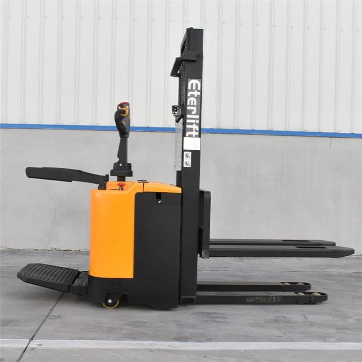 Stand On Full Electric Stacker